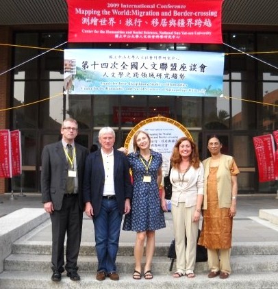 Chris Larkosh, Steven Totosy, Agata Lisiak, Asun LópezVarela, Tutun Mukherjee at Mapping the World Conference, Taiwan